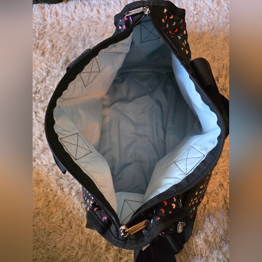 LeSportsac Hearts Weekender Bag - Picture 3 of 6